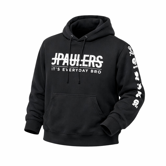 Jake Paul Other - 2017 JPaulers It’s Everyday Bro Black Hoodie Pullover Graphic Logo Adult Size M